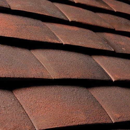 Плоская черепица - ALBAN - Wienerberger - с замковым соединением / из терракоты / небольшая форма