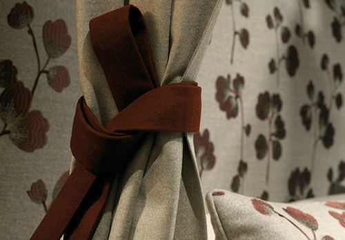 Ткань для штор - CITY INTERIORS - Loro Piana - однотонная / из шерсти
