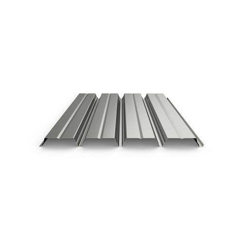 Облицовка фасада из гальванизированной стали - EUROBASE 56 FS - EUROPERFIL, SA - перфорированная / с полимерным покрытием / акустическая