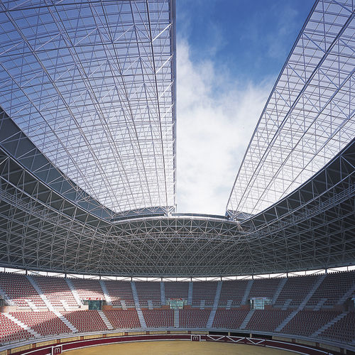 Металлический каркас для убирающейся крыши - PLAZA DE TOROS DE LOGROÑO - Lanik