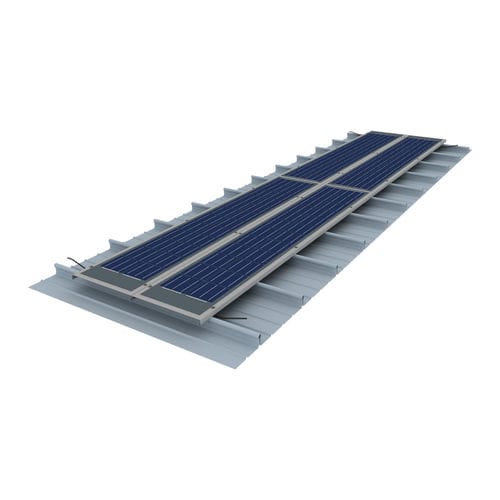 Монокристаллическая фотоэлектрическая панель - SOLARCLAD - Kalzip - для системы отопления / гибкая / изогнутая