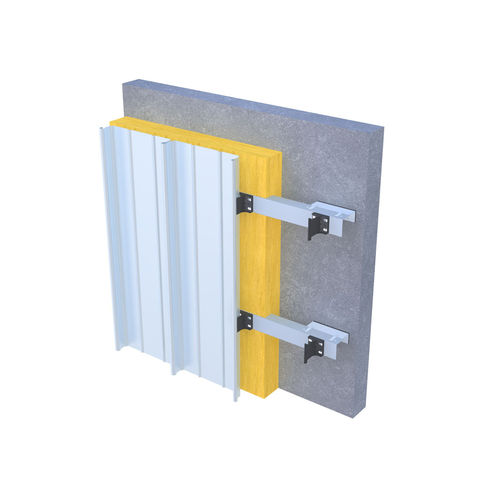 Фасад из стали - STANDING SEAM - Kalzip - модульный