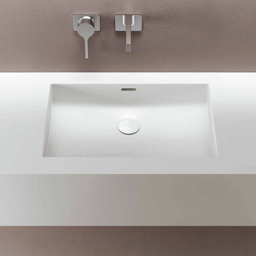 Встроенная раковина - PLANIVIT - PLANIT - из Corian® / со встроенной столешницей / для лиц с ограниченной подвижностью