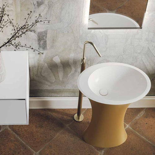 Раковина стелла - SYMPHONY 3 - PLANIT - из Corian® / овальная / без отверстия