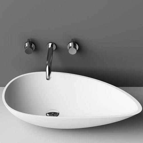 Настольная раковина - WING - PLANIT - из Corian® / без отверстия / без слива-перелива