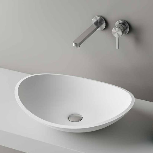 Настольная раковина - ATTICA - PLANIT - из Corian® / овальная / без отверстия