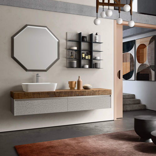 Столешница для раковины из дерева - SW100  - RAB ARREDOBAGNO - из ламината высокого давления