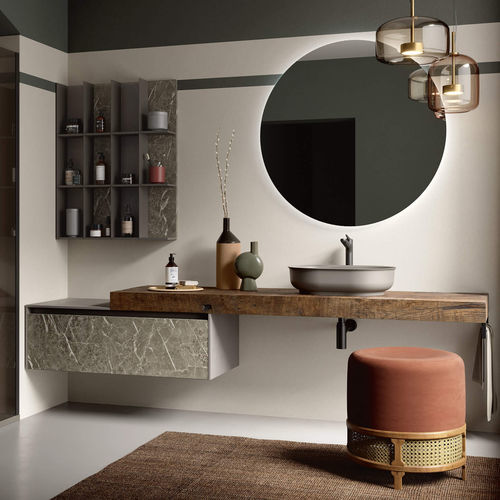 Столешница для раковины из дерева - SW110  - RAB ARREDOBAGNO - из ламината высокого давления