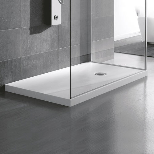 Прямоугольный душевой поддон - CORIAN® - HAFRO srl - напольный / приподнятый / на уровне пола