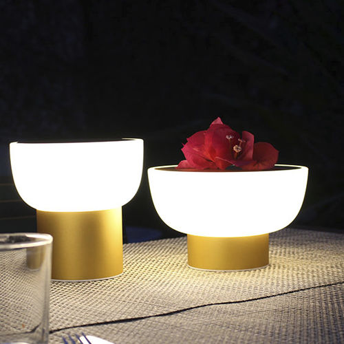 Настольная лампа - PATIO - alma light - из анодированного алюминия / из вращательно формованного полиэтилена / современная