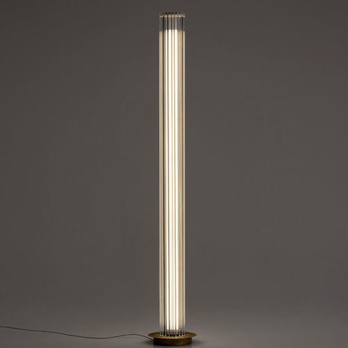 Современная световая колонна - TOTEM I - alma light - из железа / из окрашенного металла / из боросиликатного стекла