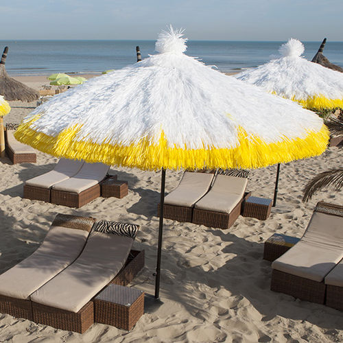 Круглый зонт от солнца - TAHITI - Symo Parasols - из ткани / для профессионального использования