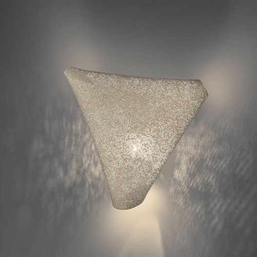 Настенный светильник уникальный дизайн - BALLET - a emotional light - для интерьера / из сетки из нержавеющей стали / треугольный