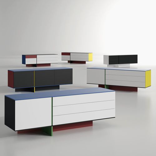 Современный буфет - STIJL - Arlex - из дерева / из лакированной древесины