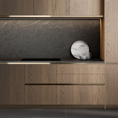 Покрытие для стен для внутреннего пространства - Le chic : Bohemian Flame - Cosentino - из Silestone® / для бытового использования / для ванной комнаты