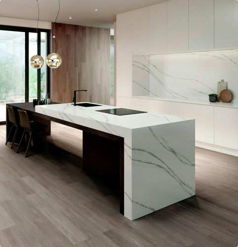 Покрытие для стен для внутреннего пространства - Eternal Series - Cosentino - из Silestone® / имитация камня / для бытового использования
