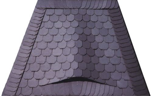Облицовка из шифера - OCTOGONES MONTE COLOR® PURPURROT - Theis-Böger Schiefer-Pizarras