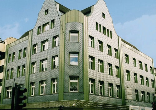 Облицовка из шифера - RECTANGULAR ASSULO® A1 - Theis-Böger Schiefer-Pizarras - для наружного использования