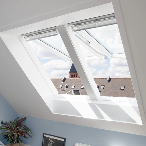 Мансардное окно из дерева - JUMO - VELUX - проекционное / с двойным остеклением / одностворчатое