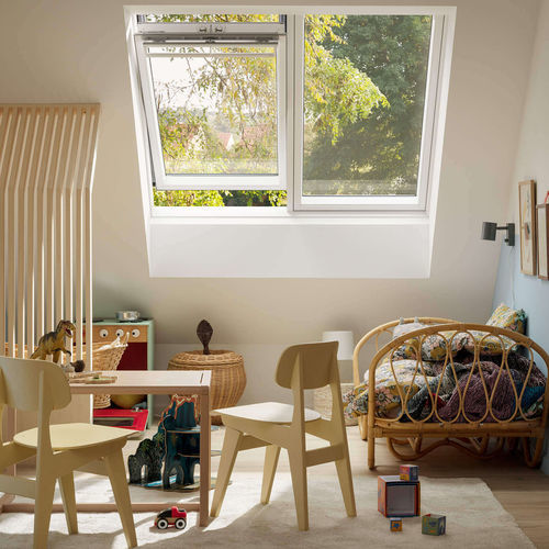 Окно из стекла - VERRIÈRE 2EN1 - VELUX - из дерева / проекционное / неподвижное