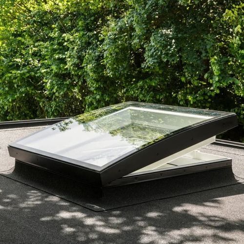 Фонарь для плоской крыши - COURBE  - VELUX - для домов / настенный / для вентиляции