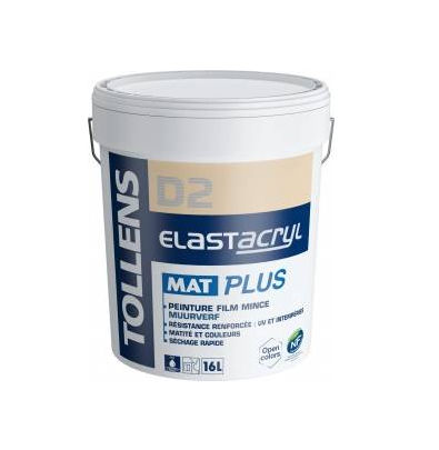 Декоративная краска - ELASTACRYL PLUS - Tollens - для наружного применения / внутренняя / для стены