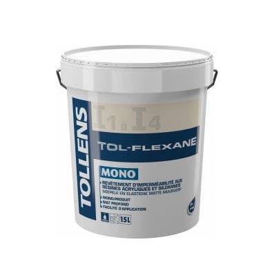 Гидроизолирующая штукатурка - TOL-FLEXANE MONO - Tollens - для фасада / для стены / акриловая