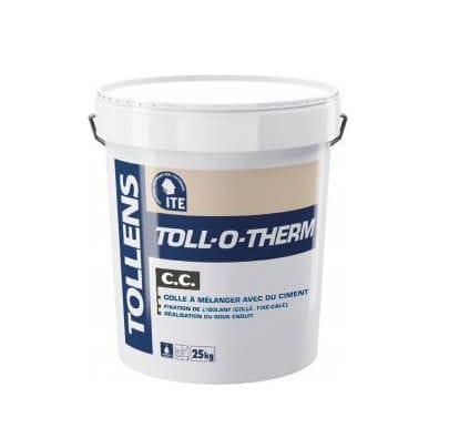 Термоизоляционная штукатурка - TOLL-O-THERM CC - Tollens - для затирки / для наружного применения / для стены