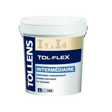 Гидроизолирующая штукатурка - TOL-FLEX INTERMÉDIAIRE	 - Tollens - для наружного применения / для стены / для фасада
