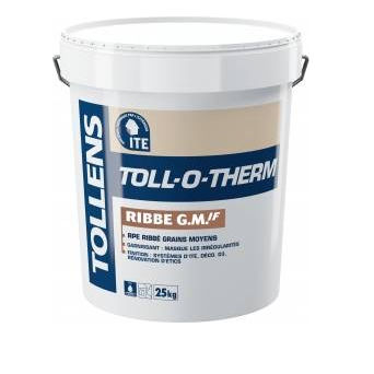 Термоизоляционная штукатурка - TOLL-O-THERM RIBBÉ GG / GM - Tollens - для наружного применения / для стены / для фасада