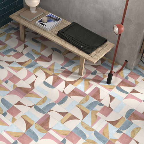 Плитка из керамогранита - ART - Roca Tile - матовая / для интерьера / для ванной комнаты