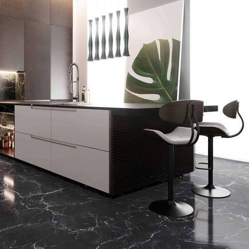 Плитка из керамогранита - VENATO - Roca Tile - полированная / для интерьера / для гостиной