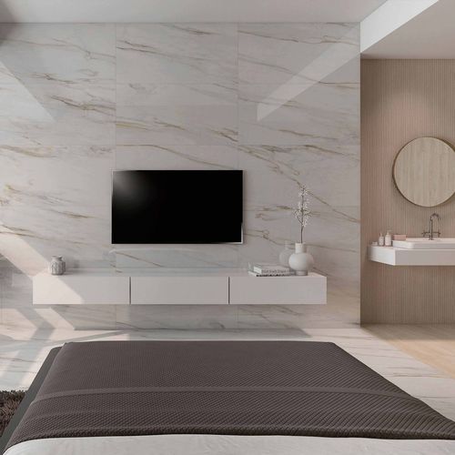 Плитка из фарфора - CALACATA  - Roca Tile - полированная / для интерьера / для ванной комнаты
