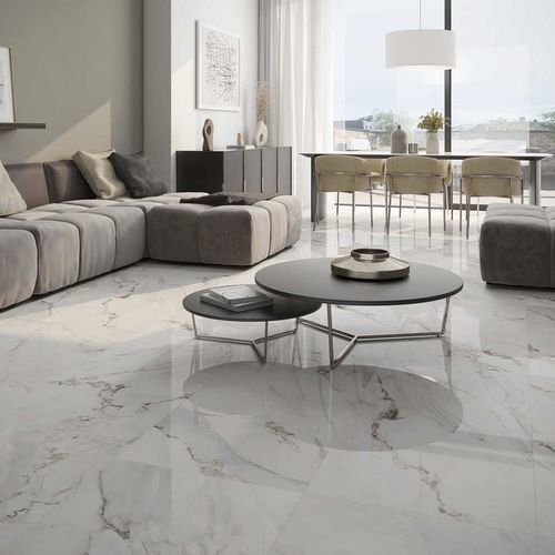 Плитка из керамогранита - APUANO - Roca Tile - полированная / глянцевая / для интерьера
