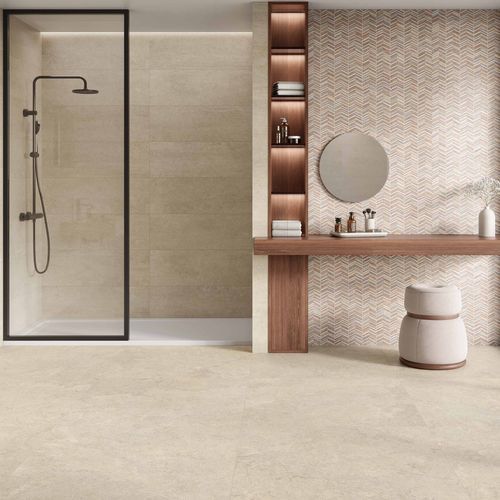 Плитка из керамогранита - BRIXSTONE - Roca Tile - матовая / для интерьера / для ванной комнаты