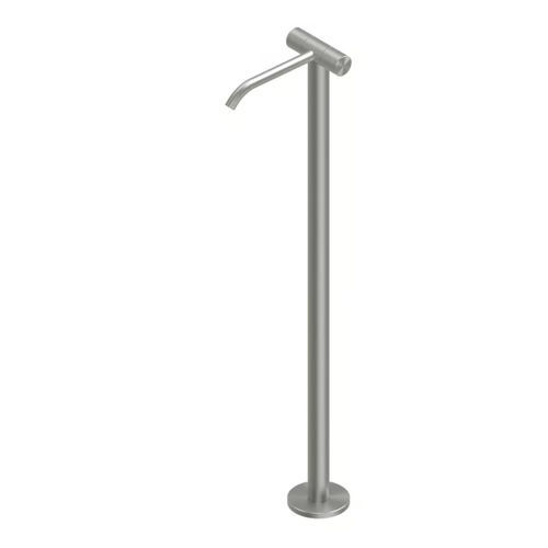 Однорычажный смеситель для ванны - HUM 24 05V - QuadroDesign - напольный / из нержавеющей стали 316L / для ванной комнаты