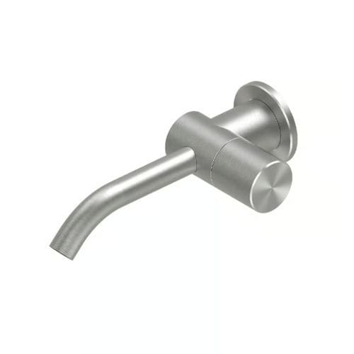 Однорычажный смеситель для раковины - HUM 24 21 - QuadroDesign - встраиваемый / настенный / из нержавеющей стали AISI 316