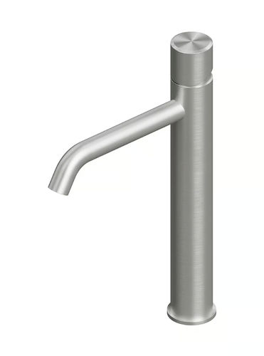 Однорычажный смеситель для умывальника - STEREO 16 02T - QuadroDesign - на борт ванны / из нержавеющей стали 316L / из нержавеющей стали AISI 316