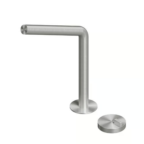 Однорычажный смеситель для умывальника - Q 18 32 - QuadroDesign - на борт ванны / механический / из нержавеющей стали 316L