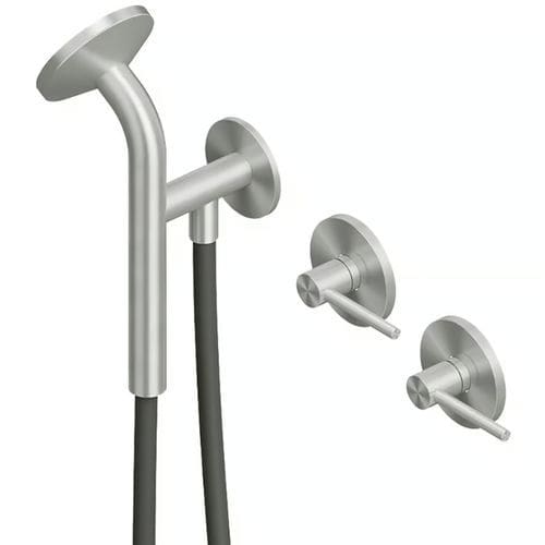 Набор для ванны из нержавеющей стали AISI 316 - FFQT 21 69T - QuadroDesign - настенный / встраиваемый / современный