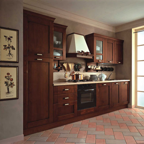 Классическая кухня - SIVIGLIA - Torchetti Cucine - из цельной древесины / из дерева / скрытая