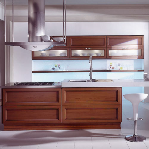 Современная кухня - VICTORIA - Torchetti Cucine - из дуба / островного типа / с ручками