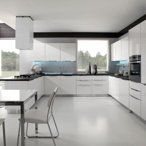 Современная кухня - AIRONE - Torchetti Cucine - из дерева / в форме U / с ручками