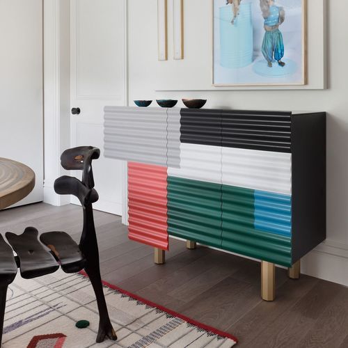 Буфет уникальный дизайн - SHANTY - BD Barcelona Design - из лакированной МДФ / из анодированного алюминия / из экструдированного алюминия