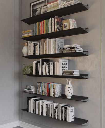 Настенный стеллаж - CORNISA - BD Barcelona Design - современный / из анодированного алюминия / белый