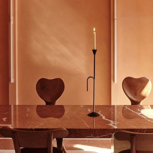 Подсвечник из стали, покрытой порошком - BATON - BD Barcelona Design - Ronan Bouroullec