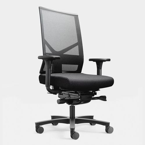 Современный стул для офиса - FIGO AIR 1N - Löffler Bürositzmöbel GmbH - для интерьера / из ткани / с основанием из алюминия