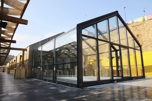 Самонесущая веранда - EVOLUTION FREESTANDING - Libart Enclosure Systems - из стекла / из алюминия / из поликарбоната