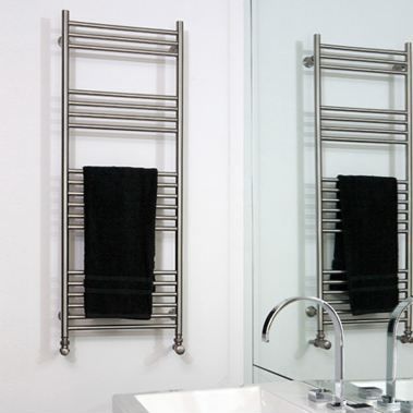 Полотенцесушитель на горячей воде - TORA  - AEON Sculptural Heating - электрический / современный / из нержавеющей стали