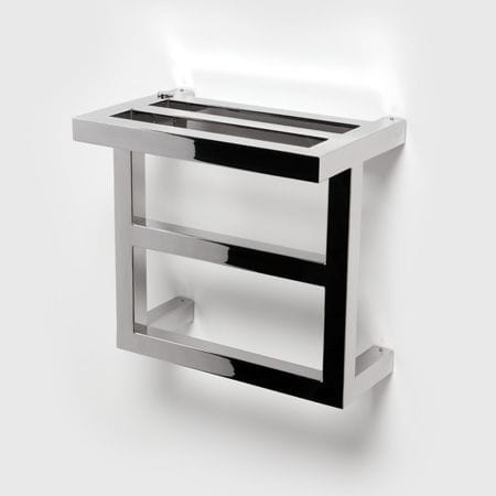 Полотенцесушитель на горячей воде - T-BAR - AEON Sculptural Heating - современный / из нержавеющей стали / настенный